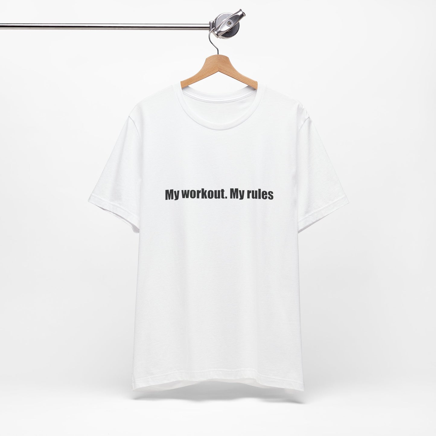 Motivational Workout Tee - My Workout. My Rules
