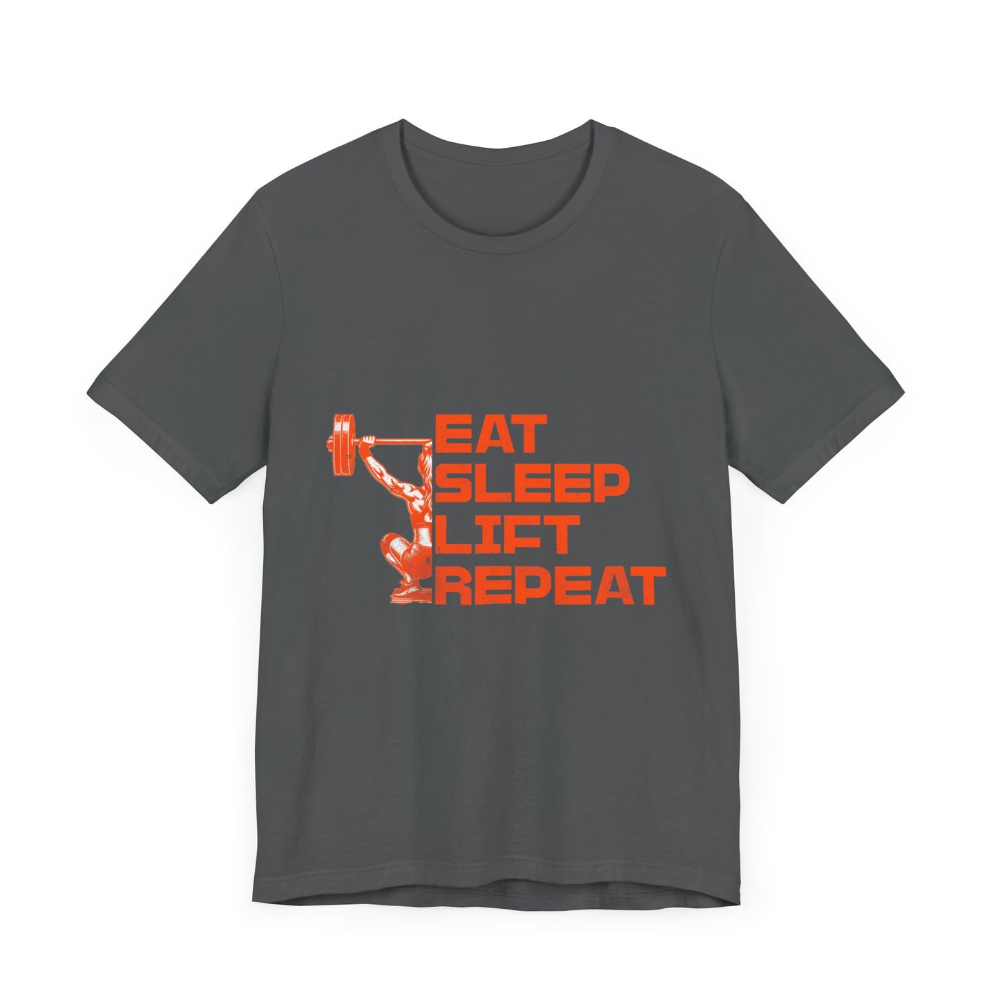 Workout Motivation T-Shirt - Eat, Sleep, Lift, Repeat