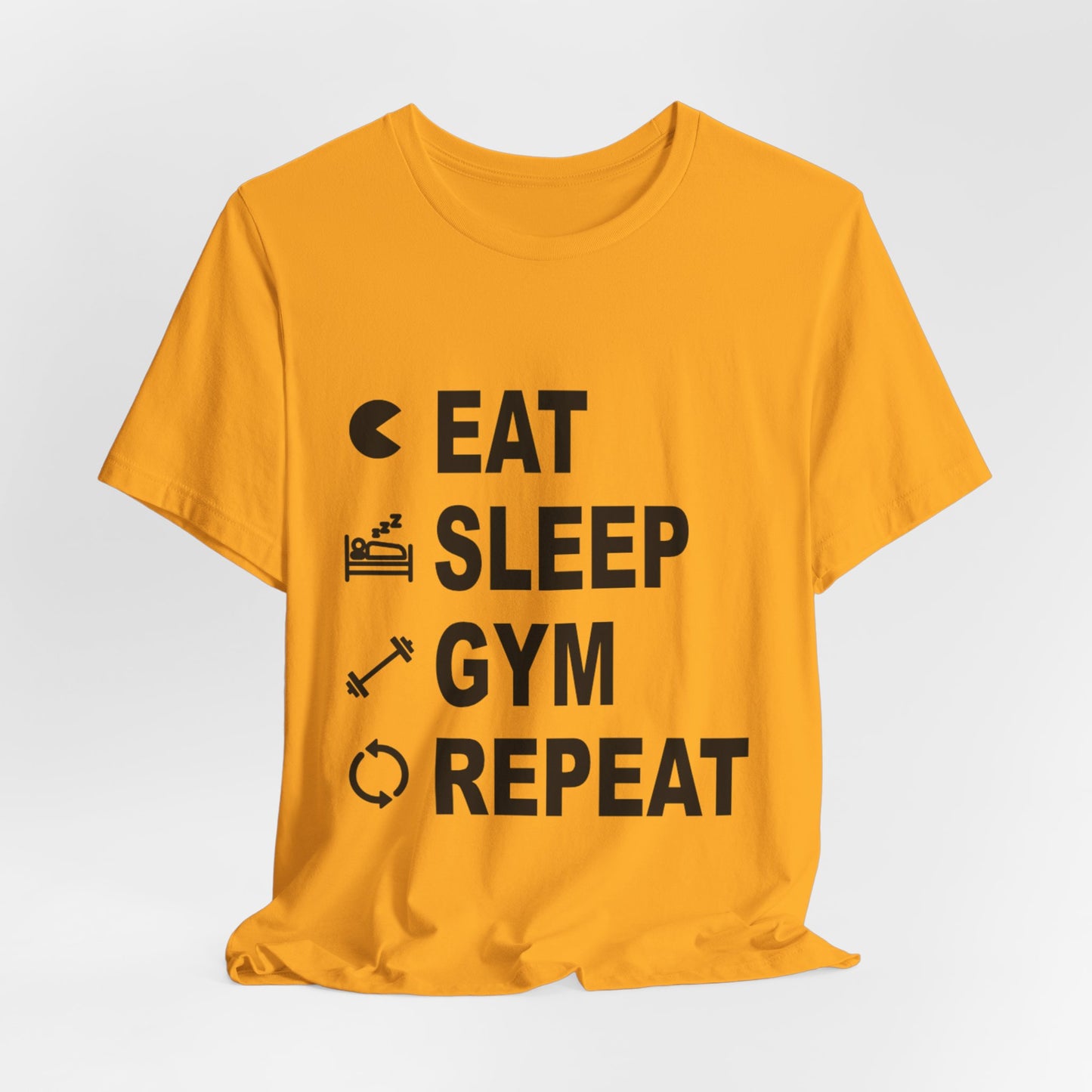 Eat Sleep Gym Repeat Unisex Tee