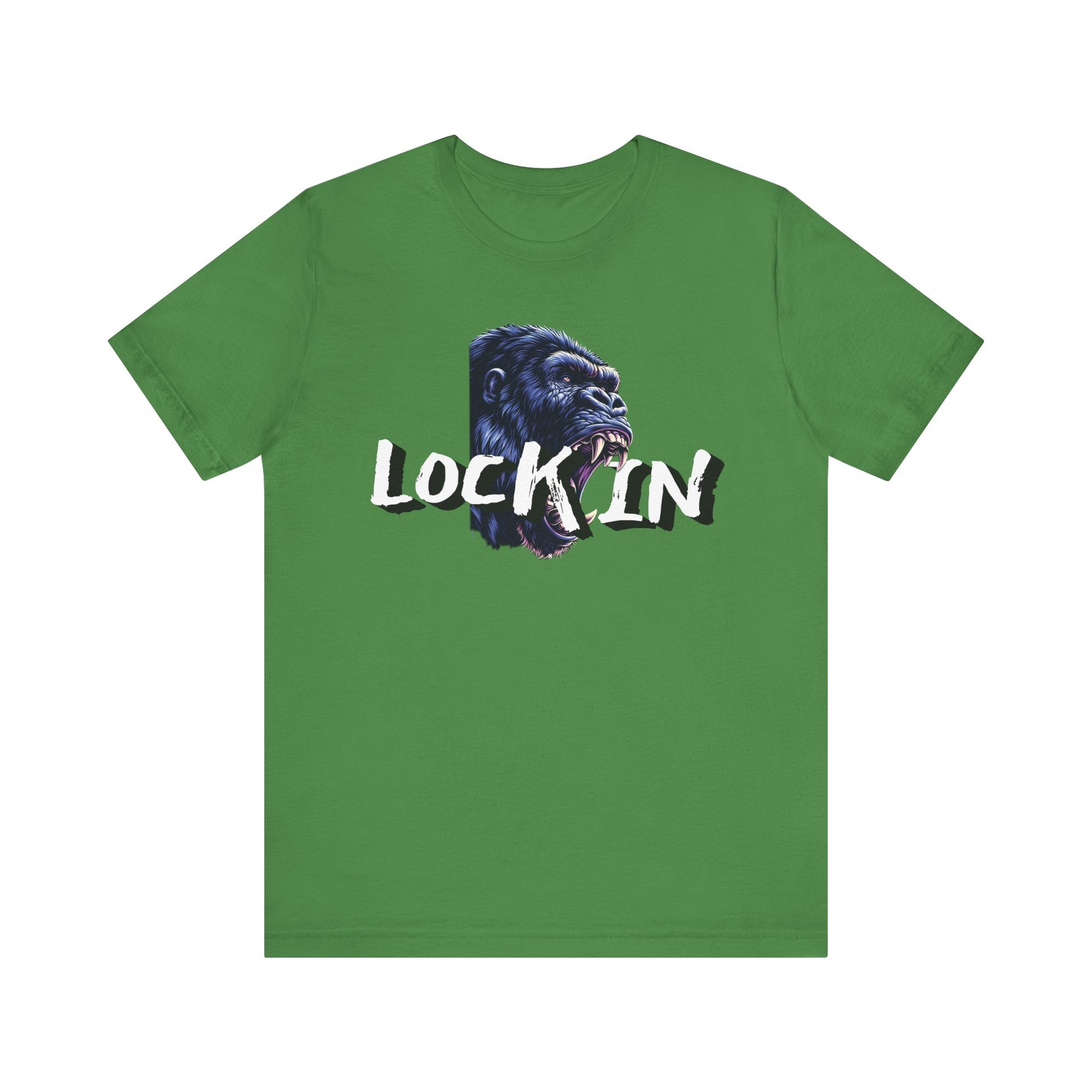 Lock In Gorilla Graphic Tee - Unisex Jersey Short Sleeve T-Shirt