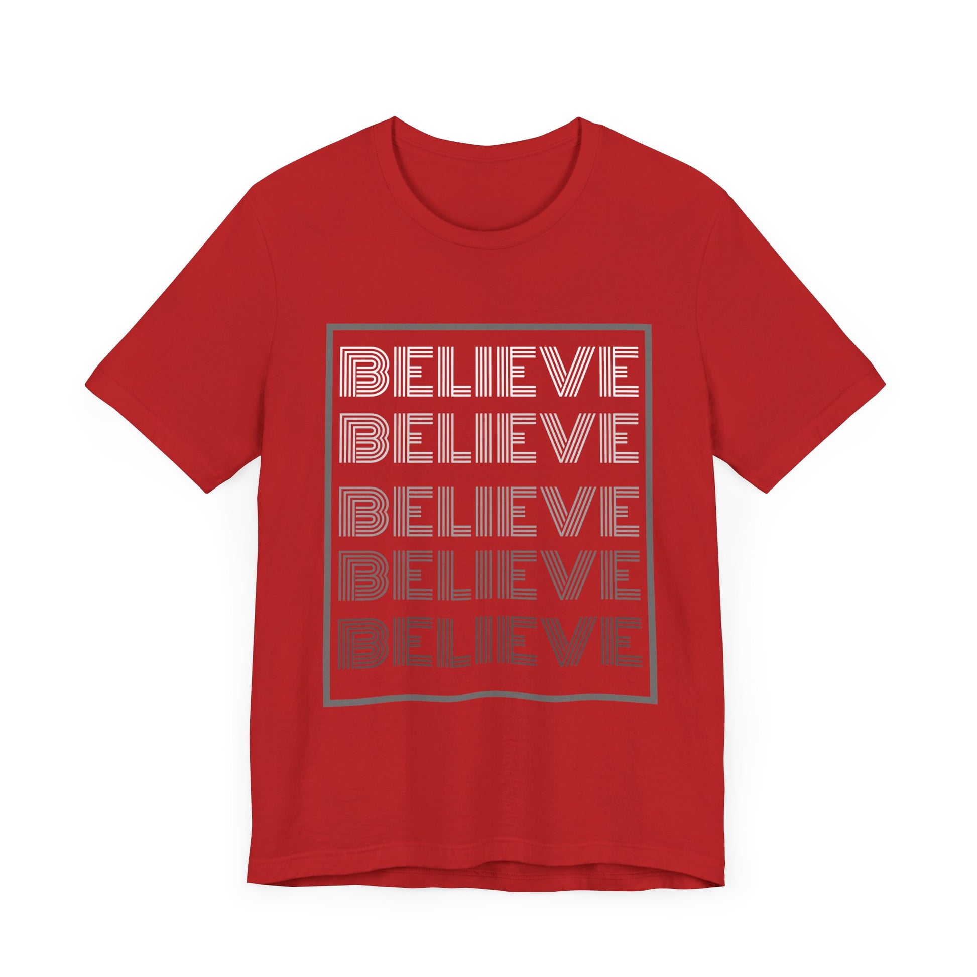 Inspirational Short Sleeve Tee, Believe!