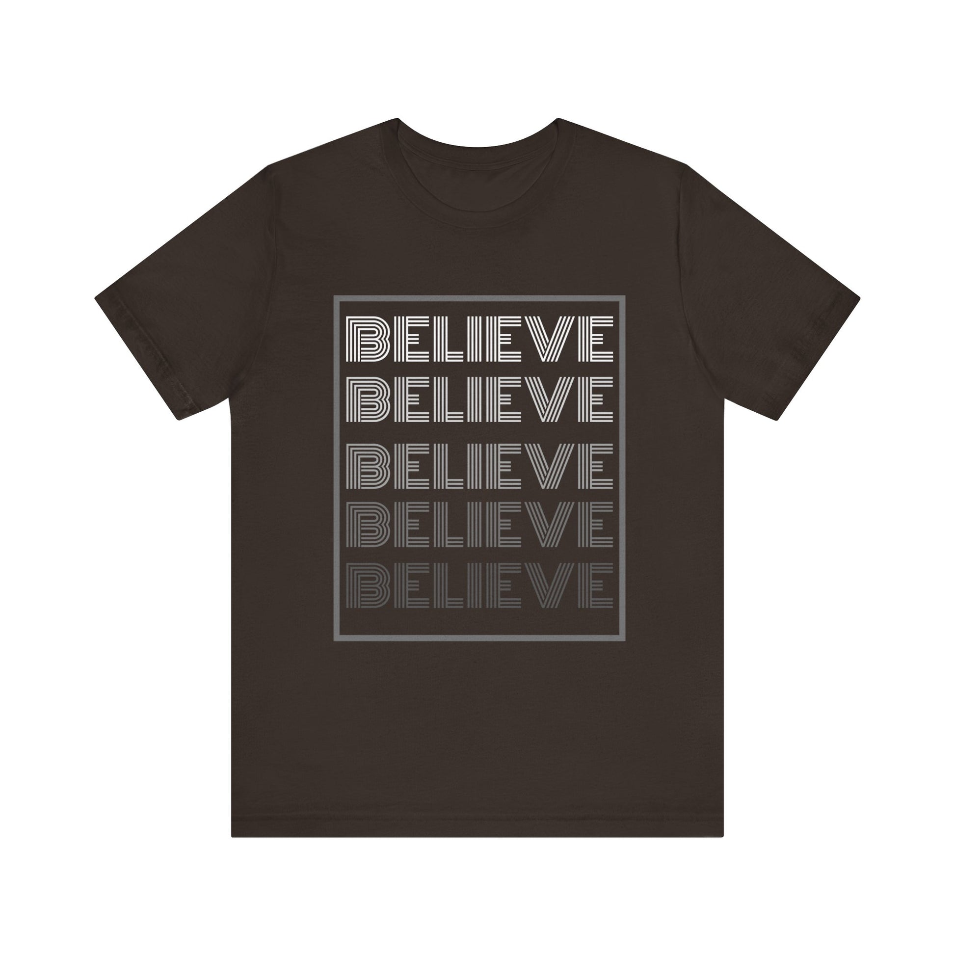 Inspirational Short Sleeve Tee, Believe!